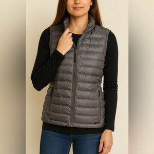 Gerry Women’s Gray Puffer Vest Size M